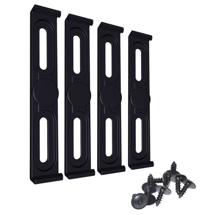 2x Kennzeichenhalter, Rahmenlos, Nummernschildhalter, Universal, Vorne, Hinten